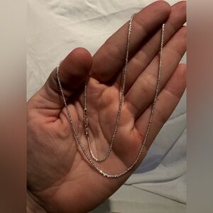 925 sterling silver - Rope chain - Necklace - Classic - 18 inch